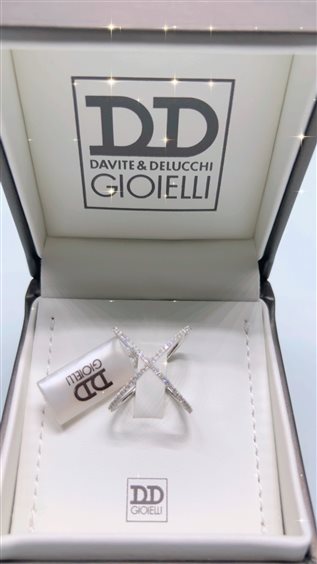 Anello Davite & Delucchi Donna in Oro bianco Diamante 0.36 Ct AA03084205 - AA03084205